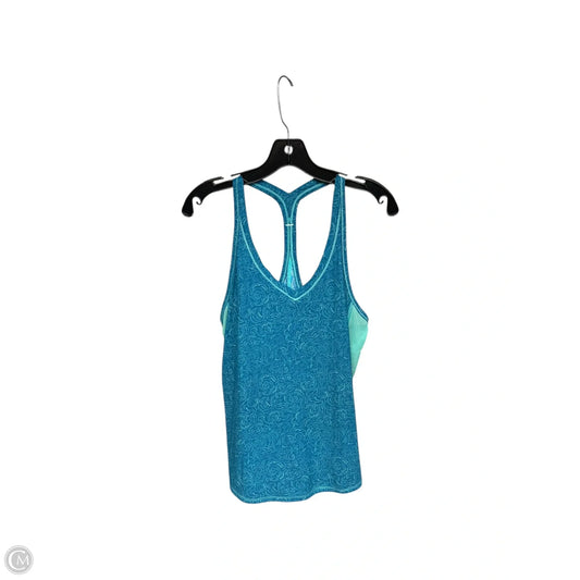 Athletic Tank Top By Lululemon In Aqua, Size: L
