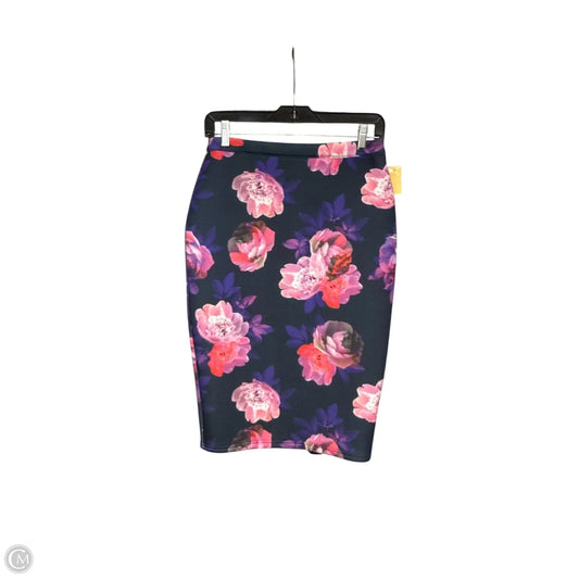 Skirt Midi By Clothes Mentor In Floral Print, Size: 9.5