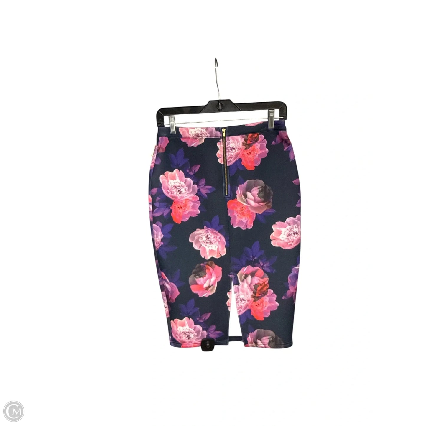 Skirt Midi By Clothes Mentor In Floral Print, Size: 9.5