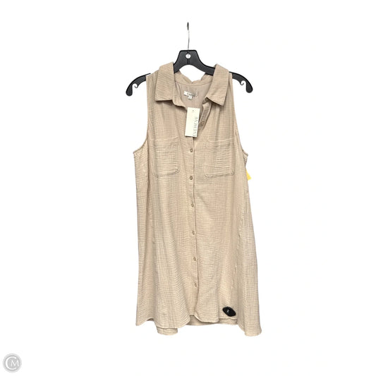 Dress Casual Midi By Z Supply In Tan, Size: L