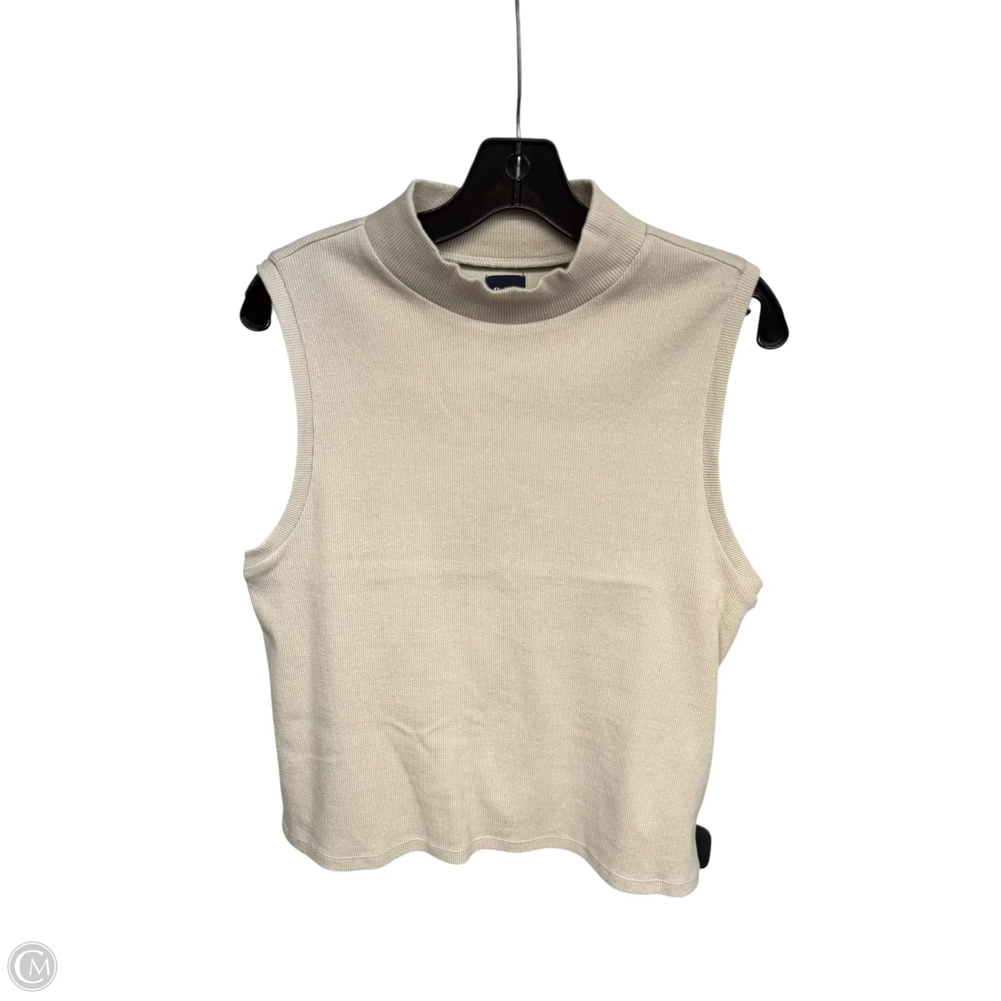 Top Sleeveless By Gap In Beige, Size: Xl