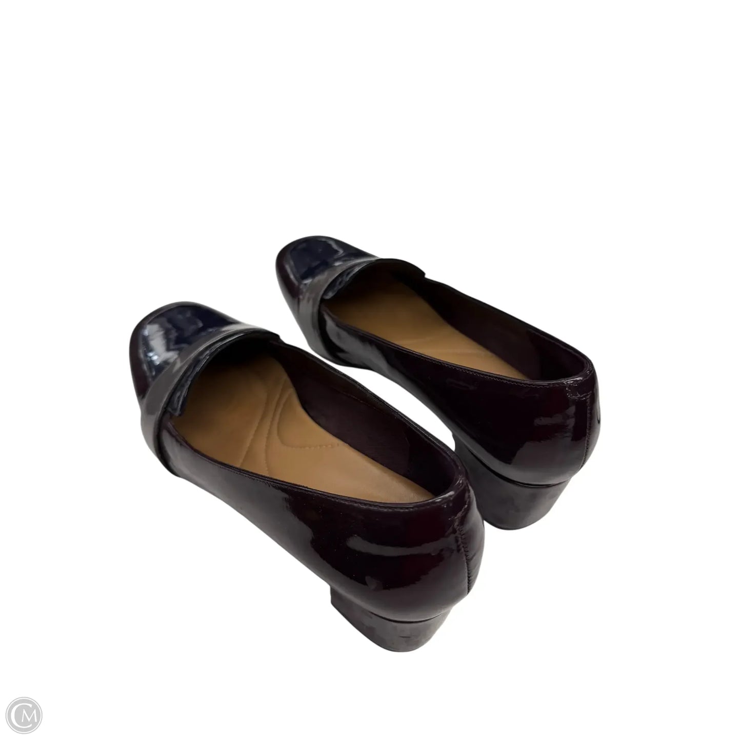 Shoes Heels Block By Clarks In Maroon, Size: 8.5