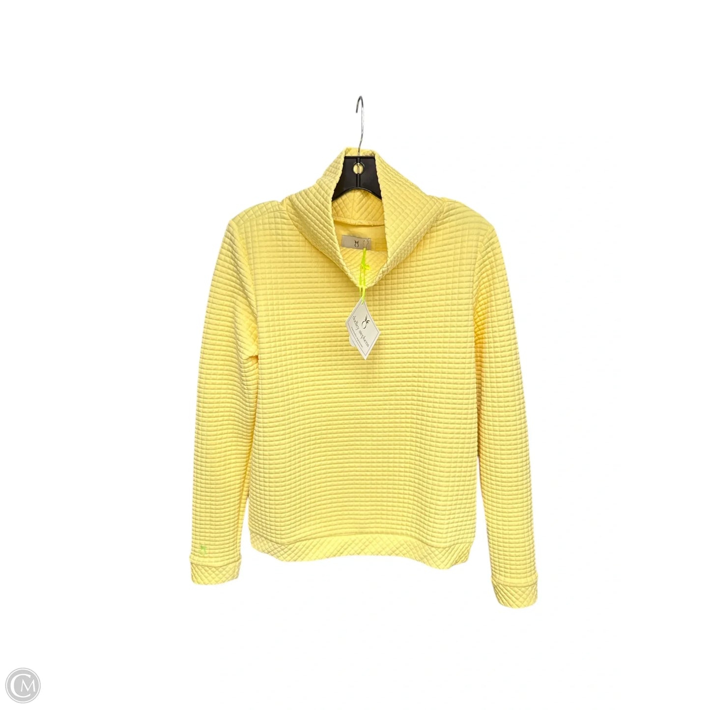 Sweatshirt Collar By Cmc In Yellow, Size: M