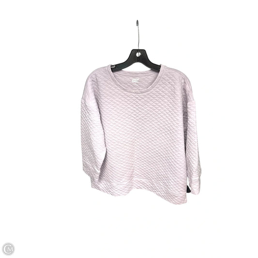 Top Long Sleeve By Lands End In Purple, Size: L