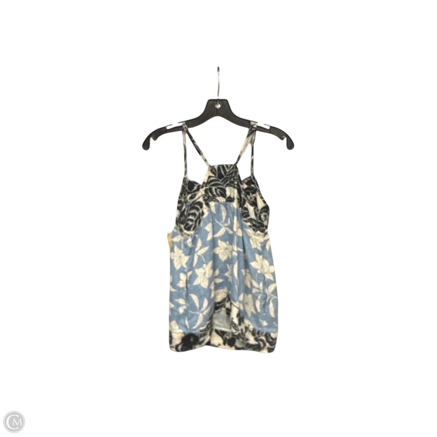 Top Sleeveless By Gap In Black & Blue, Size: S