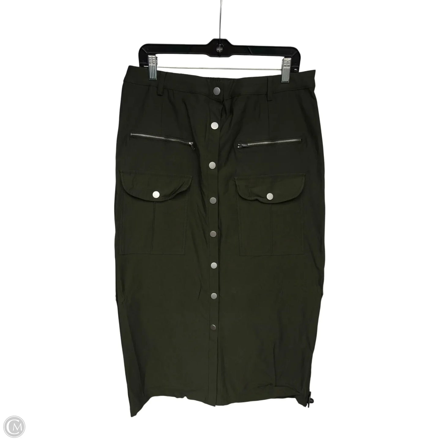 Skirt Maxi By Clothes Mentor In Green, Size: 1x