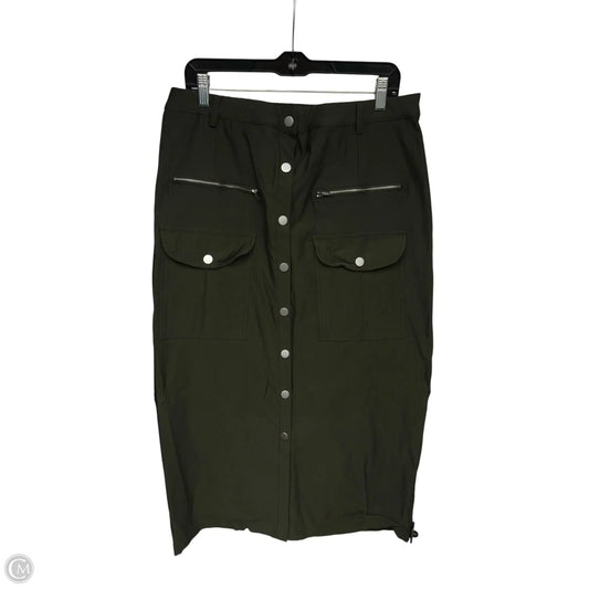 Skirt Maxi By Clothes Mentor In Green, Size: 1x