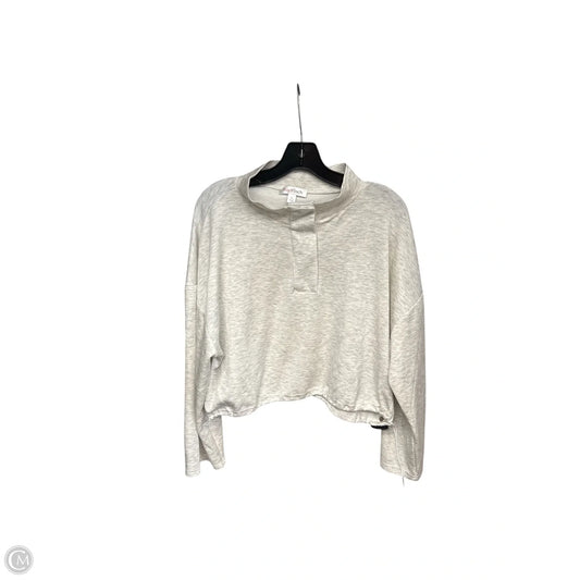 Top Long Sleeve By Clothes Mentor In Grey, Size: Xl