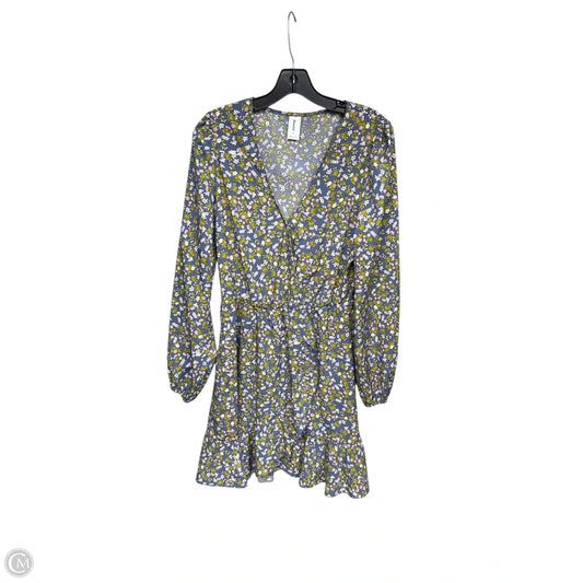 Dress Casual Midi By Abound In Blue & Pink, Size: M