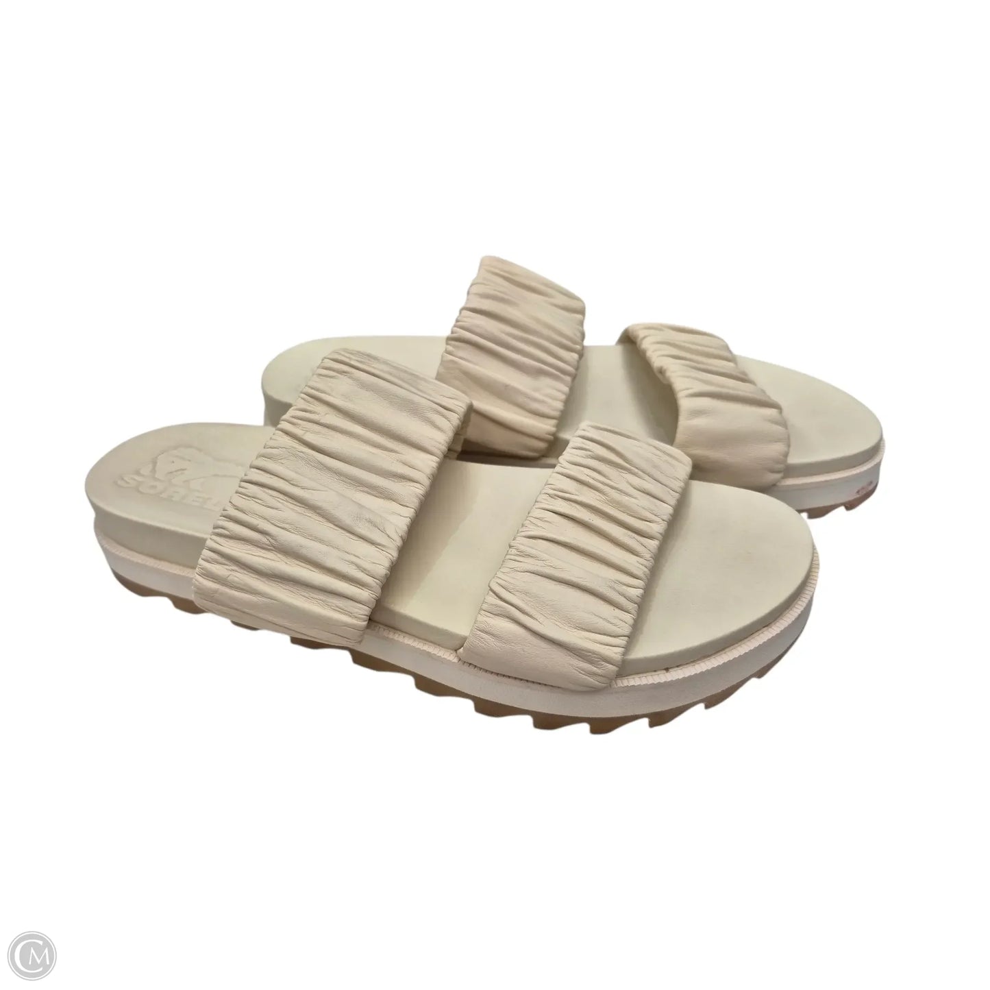 Sandals Flats By Sorel In Cream, Size: 9