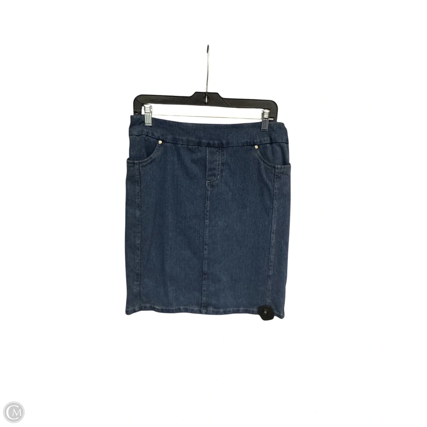 Skirt Midi By Tribal In Blue Denim, Size: 8