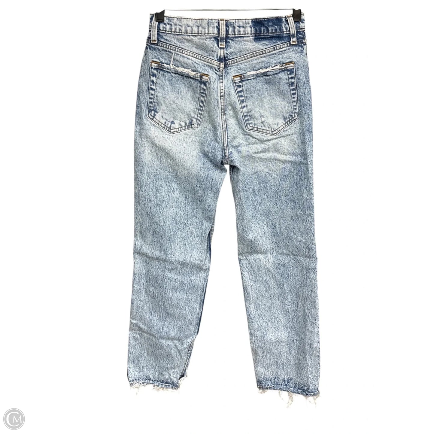 Jeans Straight By Abercrombie And Fitch In Blue Denim, Size: 2