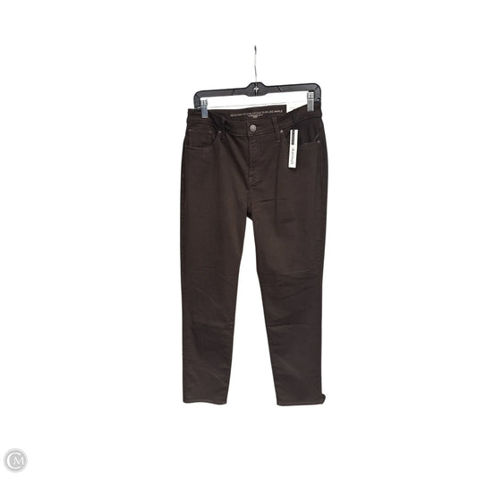 Jeans Skinny By Chicos In Brown Denim, Size: 6