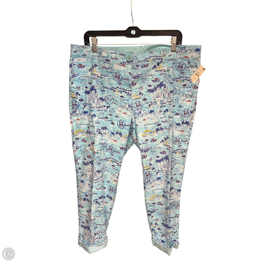 Pants Cropped By Talbots In Blue, Size: 14p