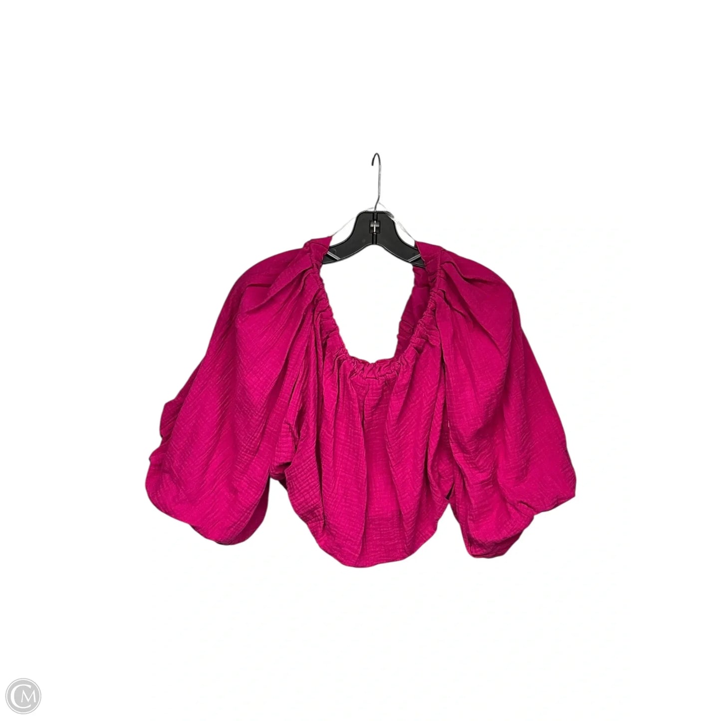 Top Long Sleeve By Future Collective In Pink, Size: M