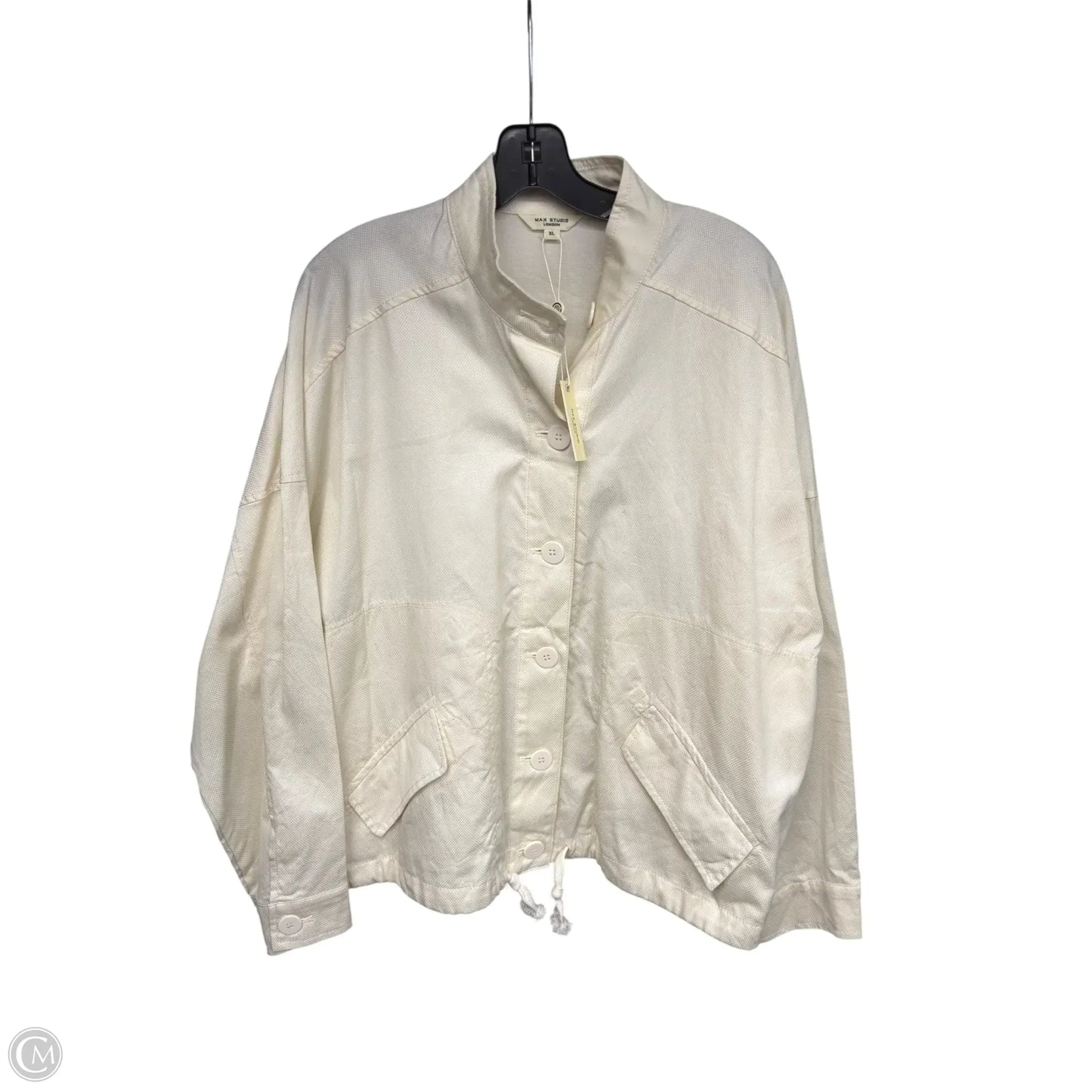Jacket Other By Max Studio In Cream, Size: Xl