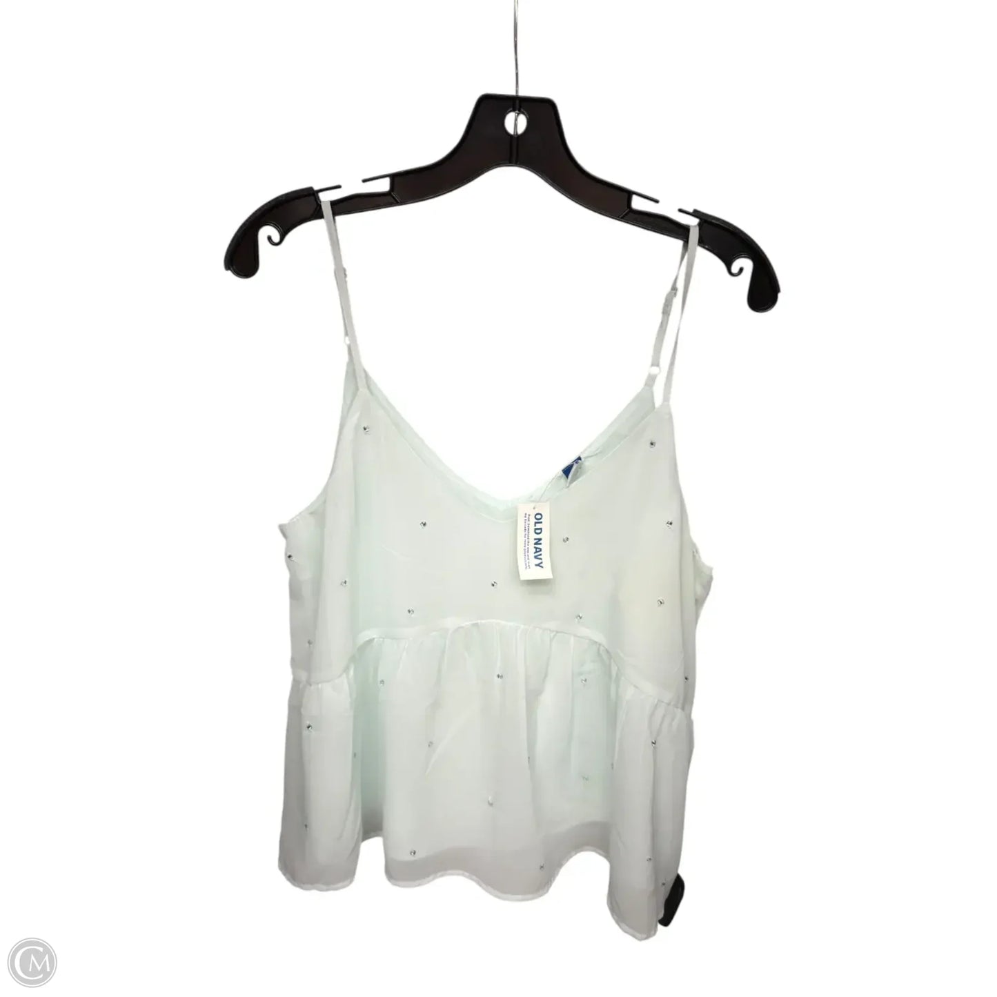 Top Sleeveless By Old Navy In Aqua, Size: M