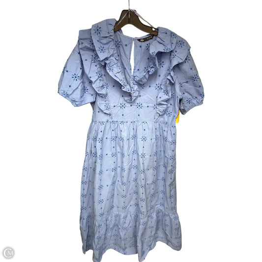 Dress Casual Maxi By Zara In Blue, Size: Xl