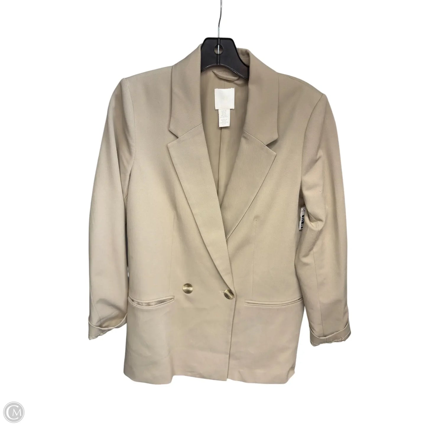Blazer By H&m In Tan, Size: Xs