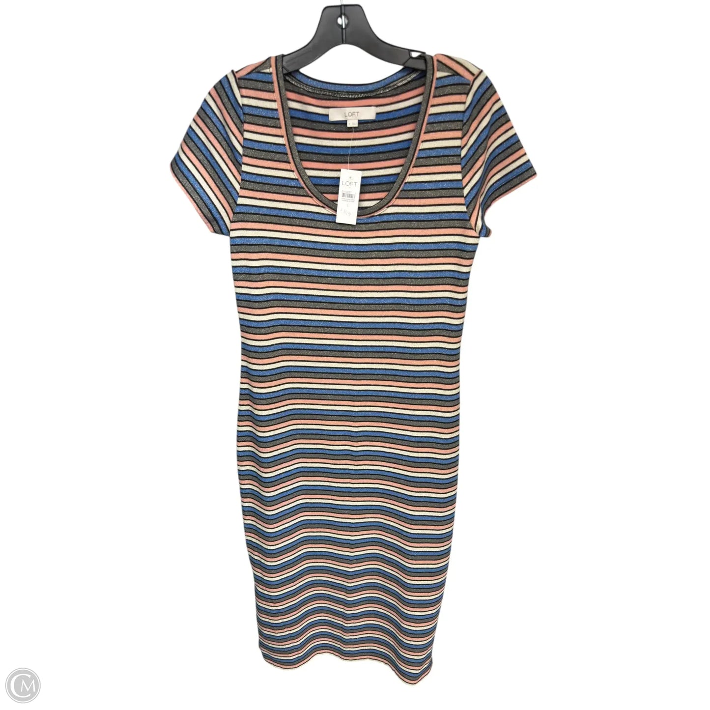 Dress Casual Maxi By Loft In Striped Pattern, Size: S