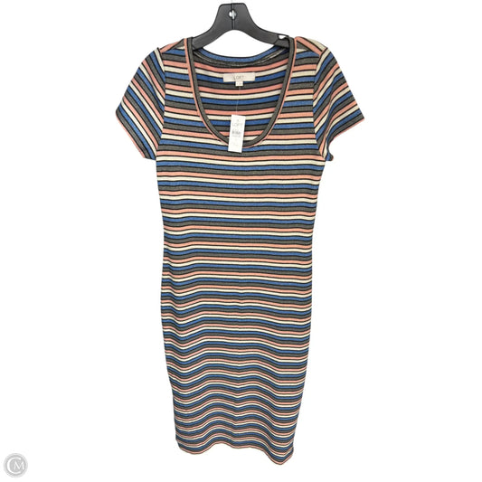 Dress Casual Maxi By Loft In Striped Pattern, Size: S