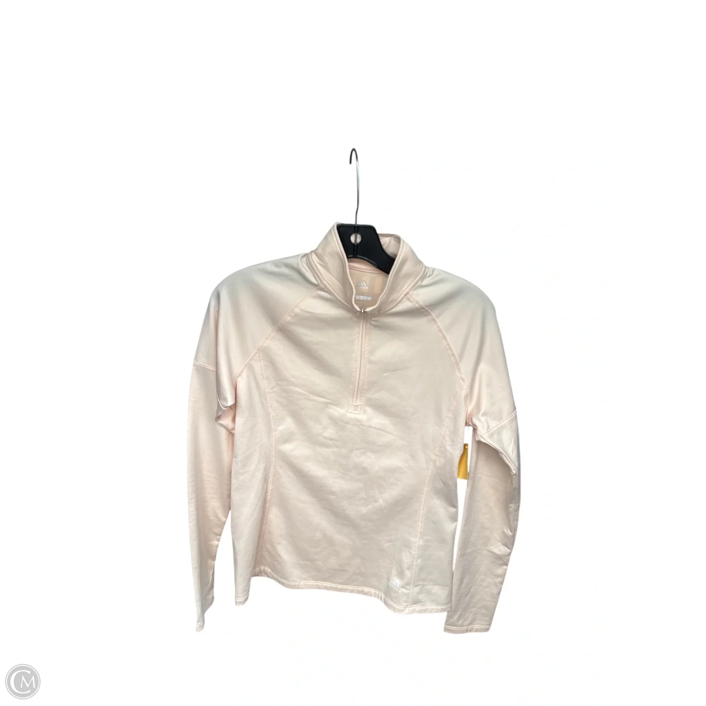 Athletic Jacket By Adidas In Pink, Size: S