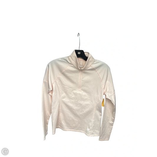 Athletic Jacket By Adidas In Pink, Size: S