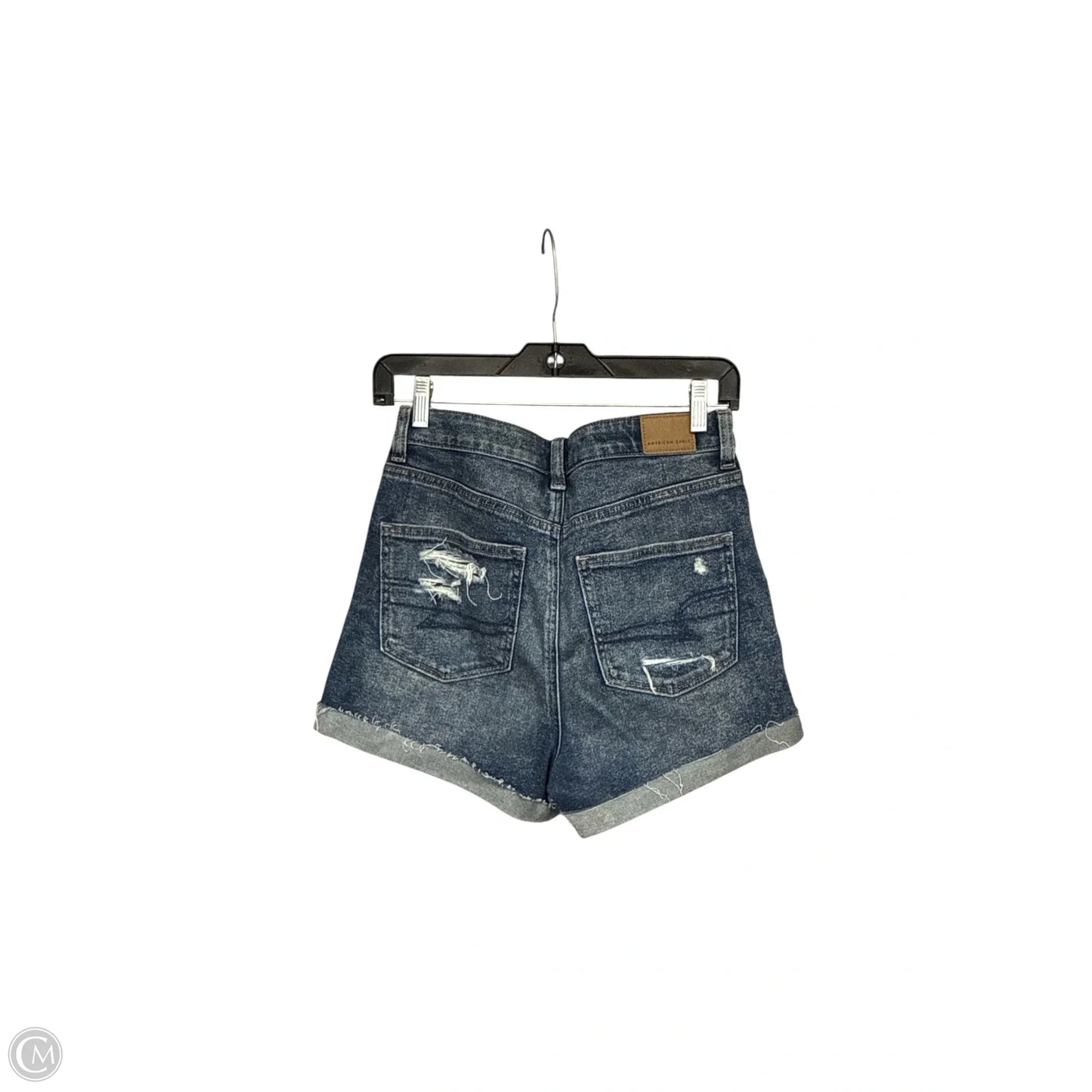Shorts By American Eagle In Blue Denim, Size: 6
