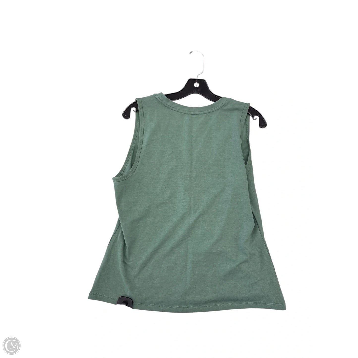 Top Sleeveless Basic By A New Day In Green, Size: L