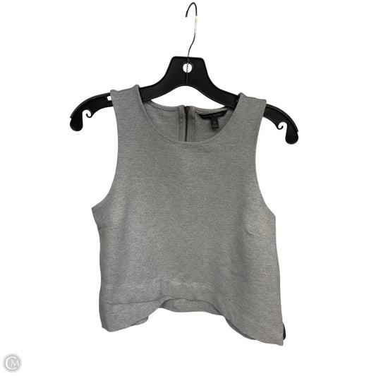 Top Sleeveless By Banana Republic In Grey, Size: M