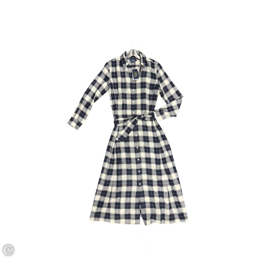Dress Casual Maxi By Polo Ralph Lauren In Plaid Pattern, Size: 8