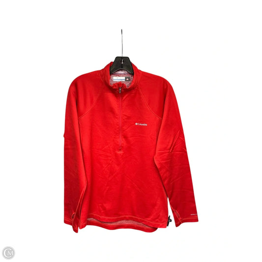 Athletic Jacket By Columbia In Red, Size: S