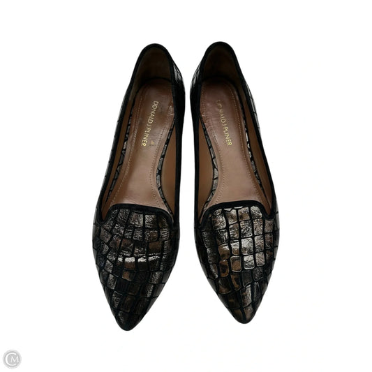 Shoes Flats By Donald Pliner In Black & Brown, Size: 8.5