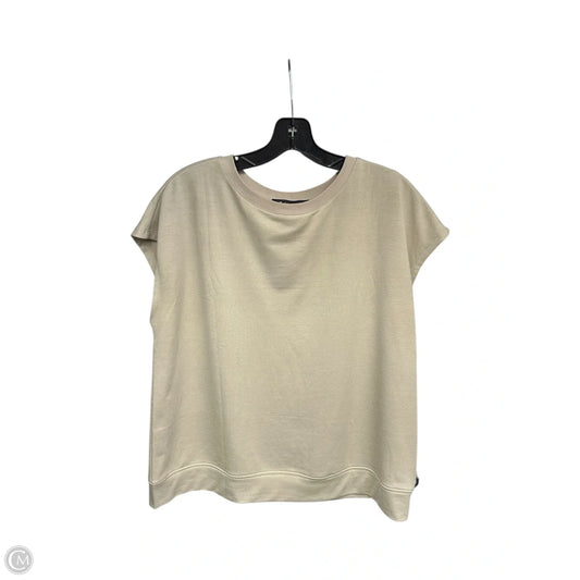 Top Sleeveless By Automet In Tan, Size: M