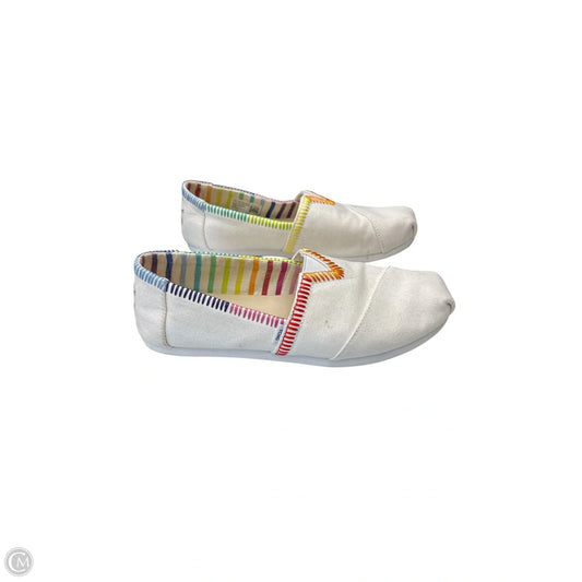 Shoes Flats By Toms In Rainbow Print, Size: 7.5