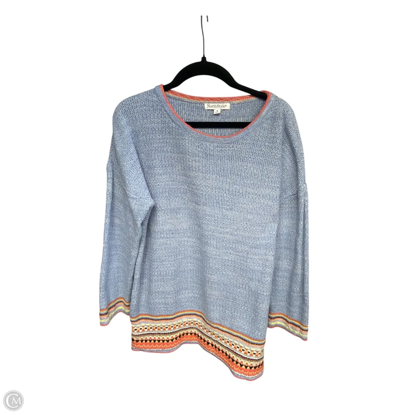 Sweater By Northstyle In Blue & Orange, Size: M