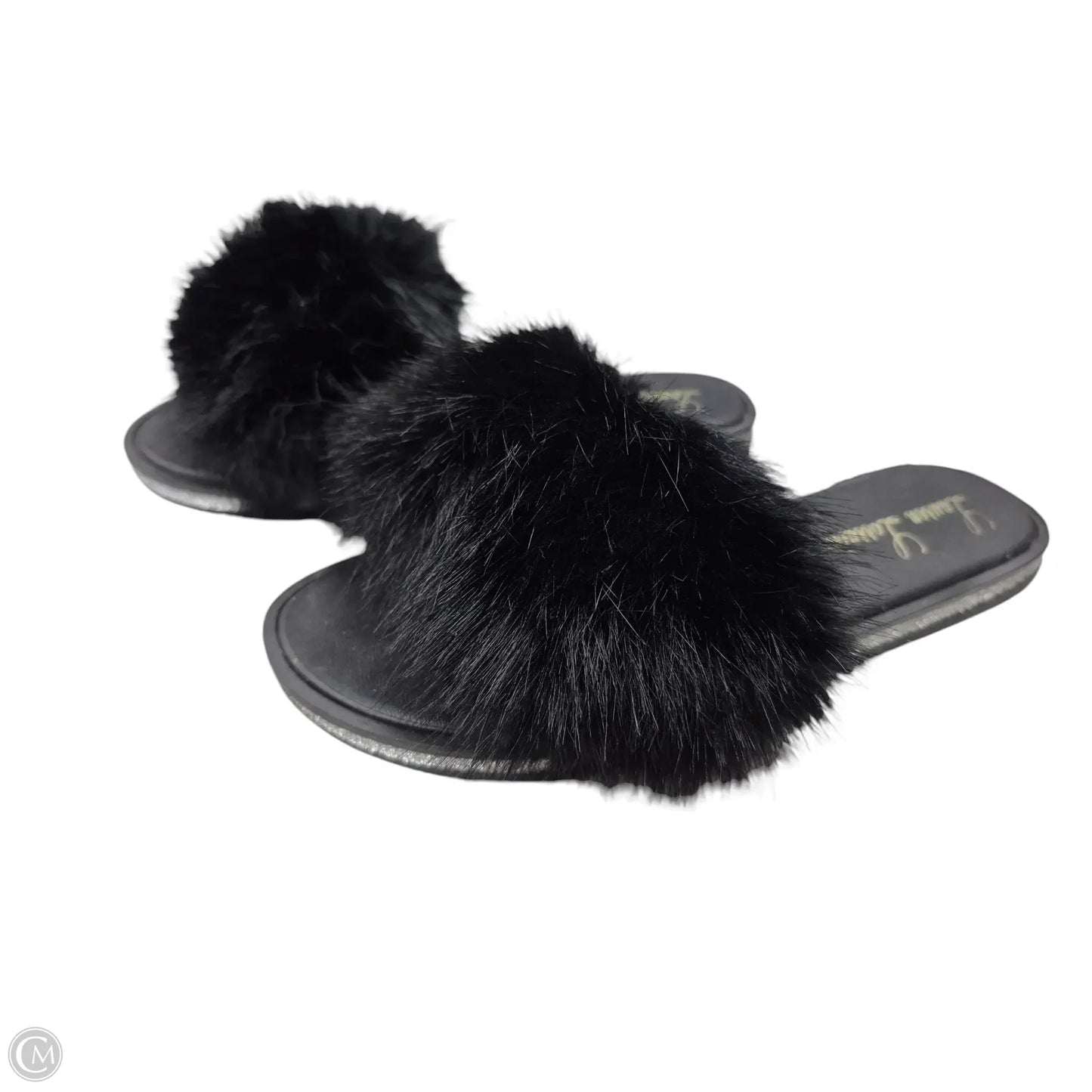 Slippers By Clothes Mentor In Black, Size: 8