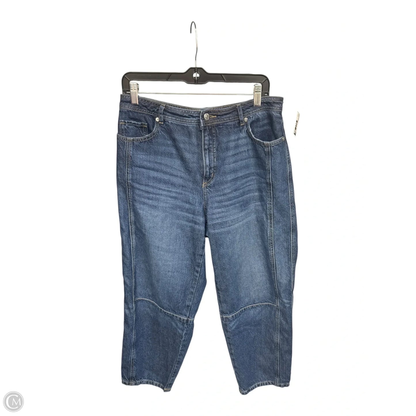 Jeans Wide Leg By Loft In Blue Denim, Size: 8