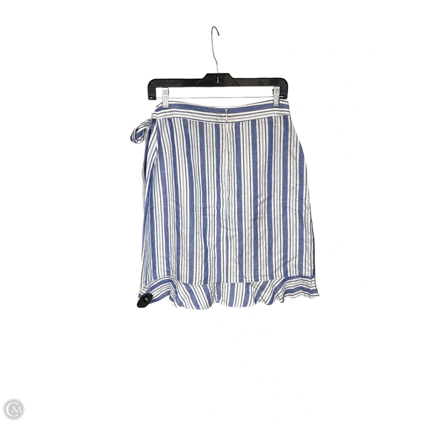 Skirt Midi By Loft In Striped Pattern, Size: 2