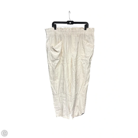 Pants Lounge By A New Day In Cream, Size: Xxl