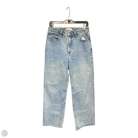 Jeans Straight By Abercrombie And Fitch In Blue Denim, Size: 8