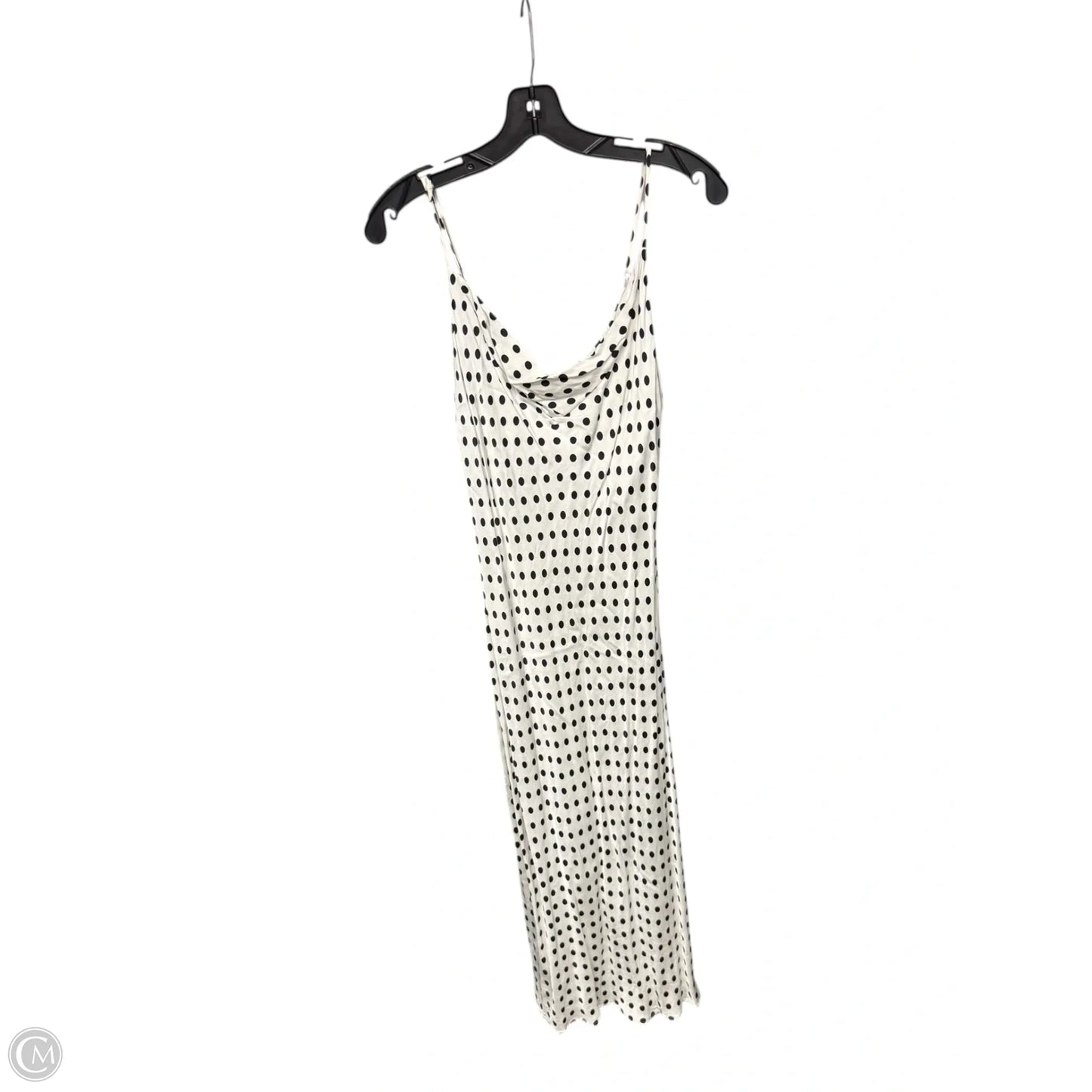 Dress Casual Maxi By Zara In Polkadot Pattern, Size: L
