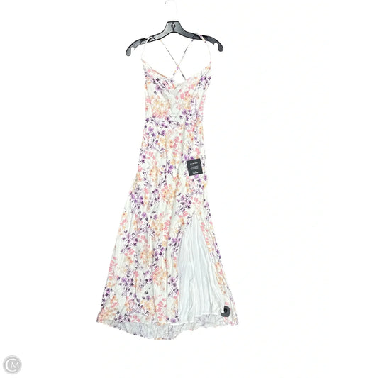 Dress Casual Maxi By Lulus In Purple & White, Size: L