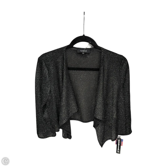 Cardigan By R And M Richards In Black & Silver, Size: S