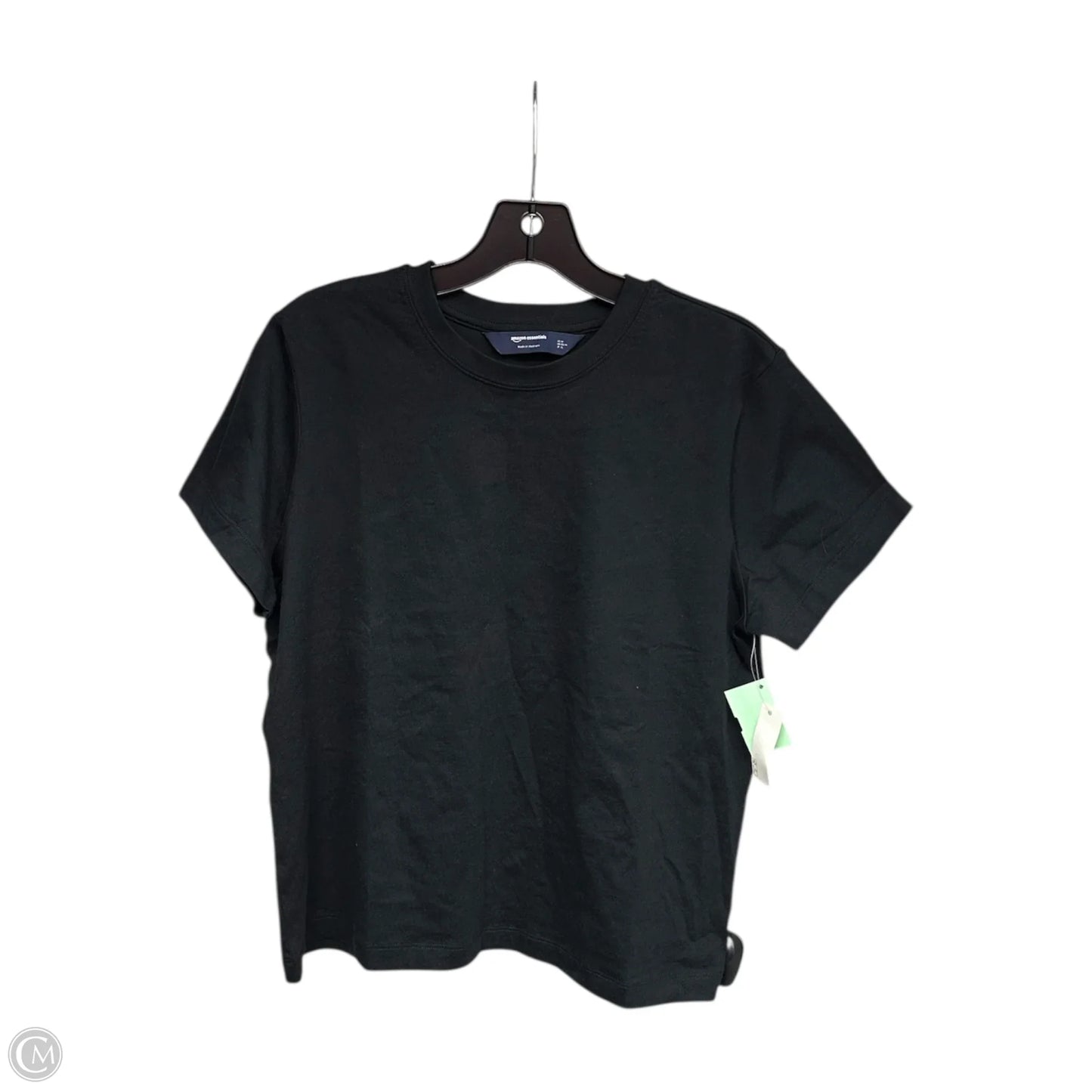 Top Short Sleeve Basic By Amazon Essentials In Black, Size: M