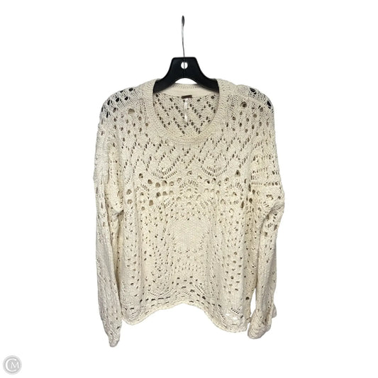 Sweater By Free People In Beige, Size: M