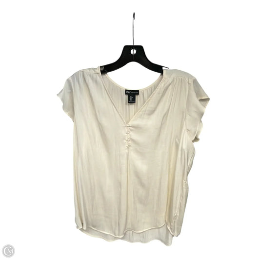 Top Sleeveless By Jones New York In Cream, Size: L