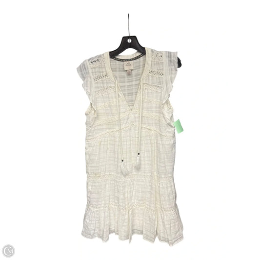 Dress Casual Midi By Knox Rose In Cream, Size: M