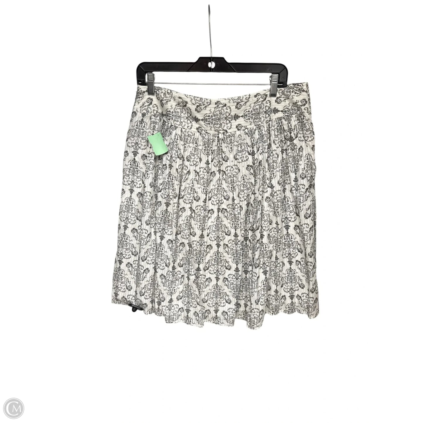Skirt Maxi By Loft In Black & White, Size: 12