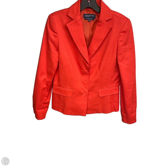 Blazer By Jones New York In Orange, Size: 6